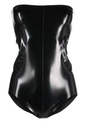 Alchemy faux-leather bodysuit - Black