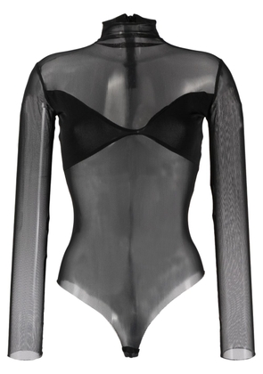 Atu Body Couture panelled mesh bodysuit - Black