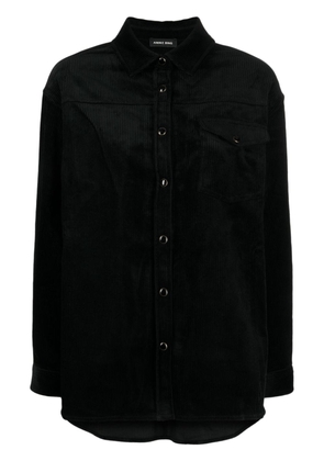 ANINE BING Sloan corduroy shirt - Black