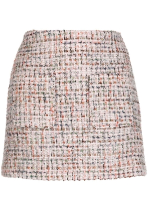 ANINE BING high-waisted tweed miniskirt - Pink