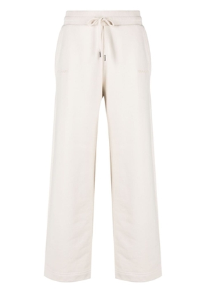 Woolrich logo-embroidered track trousers - Neutrals