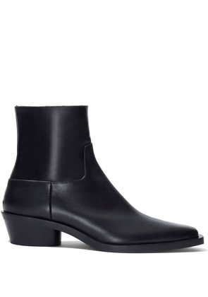 Proenza Schouler Bronco leather ankle boots - Black