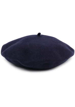 Maison Margiela four-stitch logo-detail beret - Blue