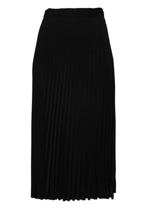 MM6 Maison Margiela pleated midi skirt - Black