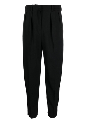 The Row Corby pleated wool tailored trousers - Black