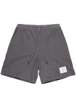 Thom Browne RWB-stripe cotton shorts - Grey