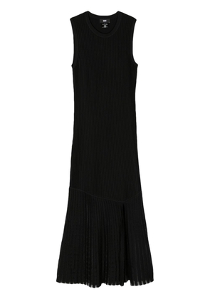 DKNY ribbed-knit maxi dress - Black