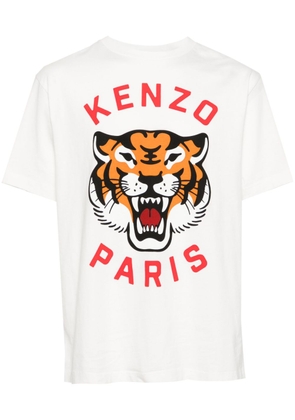 Kenzo Lucky Tiger cotton T-shirt - White