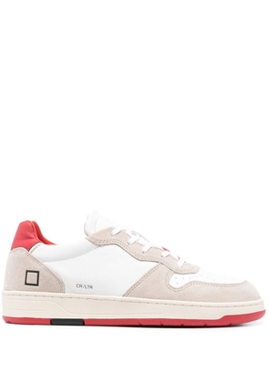 D.A.T.E. Court leather low-top sneakers - White