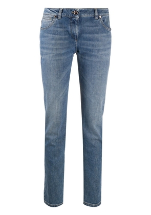 Brunello Cucinelli high-rise straight leg jeans - Blue