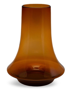 XLBoom large Spinn glass vase (31cm) - Brown