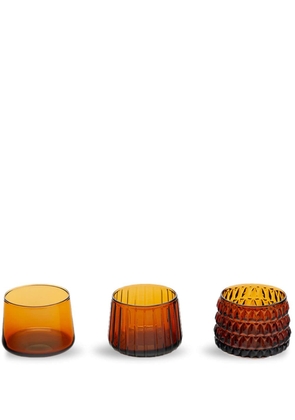 XLBoom Dim tealight candle holders (set of three) - Neutrals