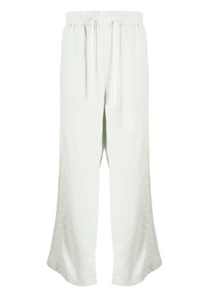 FIVE CM embroidered-detailed trousers - Green