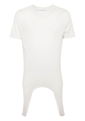 Julius cut-out cotton T-shirt - White