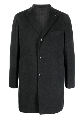 Tagliatore single-breasted wool-blend coat - Grey
