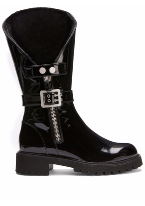 Giuseppe Zanotti Rain patent-leather boots - Black