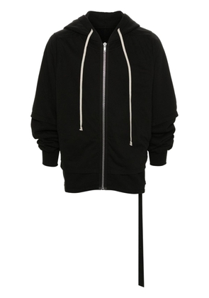 Rick Owens DRKSHDW cotton zip-up hoodie - Black