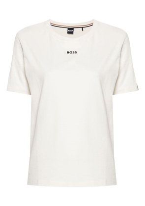 BOSS logo-print cotton T-shirt - White