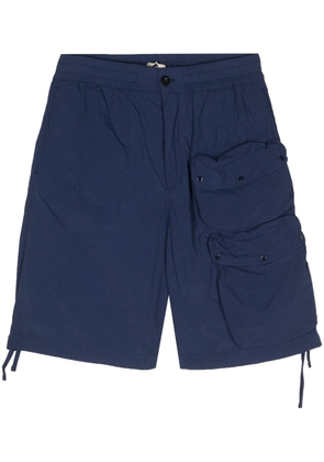 Ten C taffeta cargo shorts - Blue