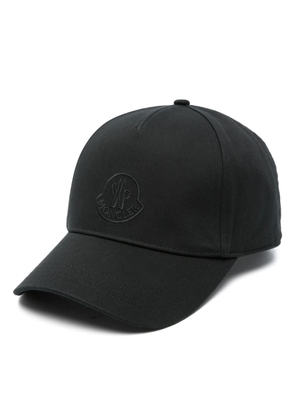 Moncler logo-embroidered baseball cap - Black