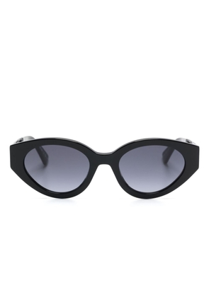 Moschino Eyewear oval-frame sunglasses - Black