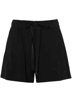 Moncler logo-patch shorts - Black