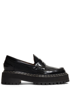Proenza Schouler platform leather loafers - Black