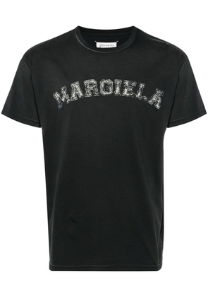 Maison Margiela logo-print cotton T-shirt - Grey