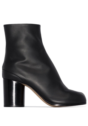 Maison Margiela Tabi 80mm leather ankle boots - Black