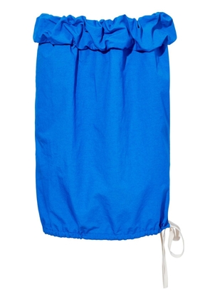 Proenza Schouler Hayley crinkled poplin skirt - Blue
