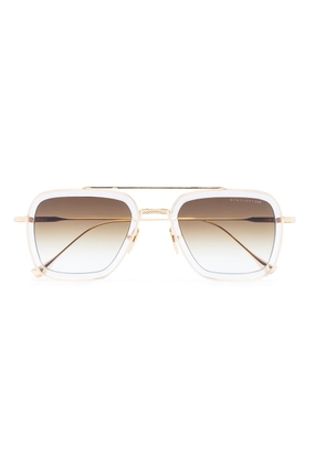 Dita Eyewear Flight.006 square-frame sunglasses - Gold