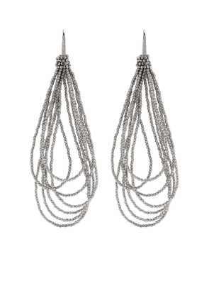 Brunello Cucinelli Monili-chain drop earrings - Grey