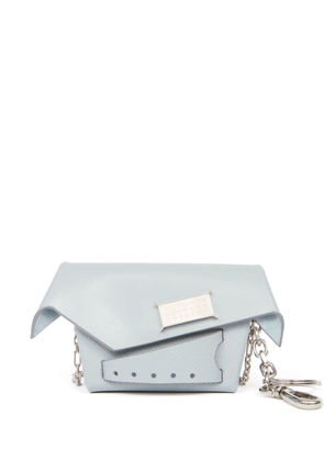 Maison Margiela Snatched Classique leather mini bag - Blue
