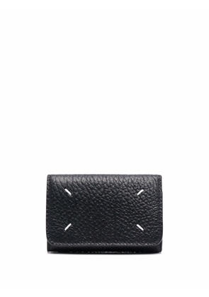 Maison Margiela four-stitch leather wallet - Black