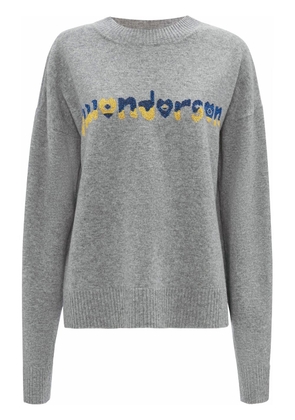JW Anderson Run Hany logo-embellished jumper - Grey