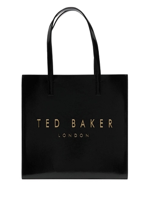 Ted Baker large Crinkon logo-lettering tote bag - Black