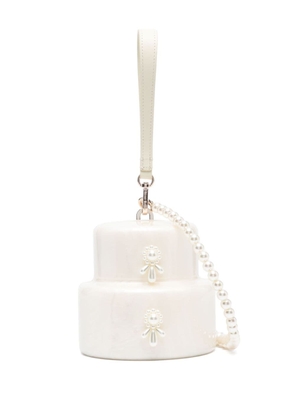 Simone Rocha Cake bead-chain mini bag - Neutrals