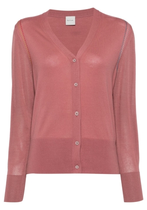 Paul Smith contrast-stitched cardigan - Pink
