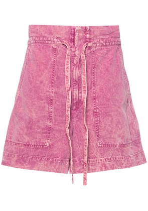 MARANT ÉTOILE Ipolyte denim shorts - Pink