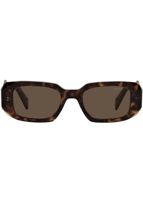 Prada Eyewear Runway geometric-frame sunglasses - Green