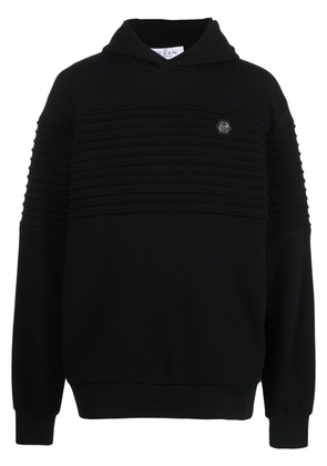 Philipp Plein Gothic Plein long-sleeve hoodie - Black