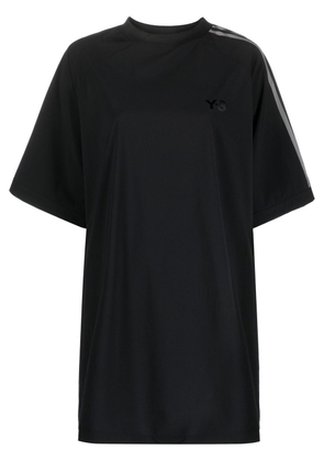 Y-3 3-stripe T-shirt dress - Black