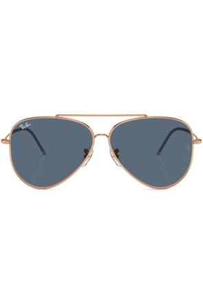 Ray-Ban Aviator Reverse pilot-frame sunglasses - Gold