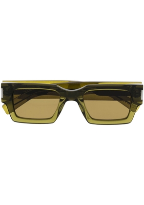 Saint Laurent Eyewear square-frame sunglasses - Green