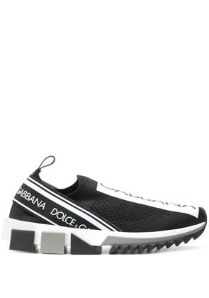Dolce & Gabbana Sorrento logo slip-on sneakers - Black