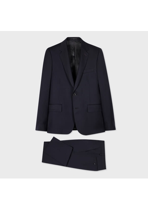 Paul Smith Tailored-Fit Navy Wool Twill Two-Button Suit Blue