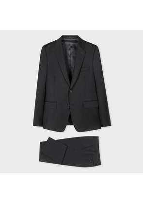 Paul Smith Tailored-Fit Black Wool Twill Two-Button Suit