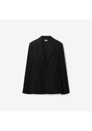 Burberry Cotton Blend Tailored Jacket