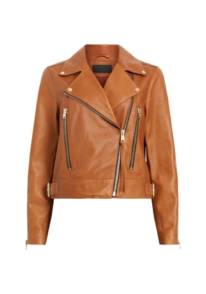 Allsaints Leather Beale Biker Jacket