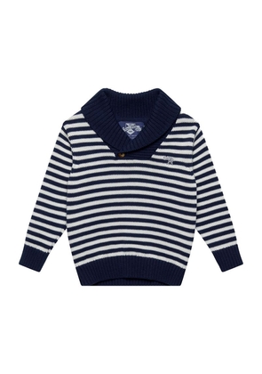 Trotters Shawl-Collar Freddie Sweater (3-24 Months)